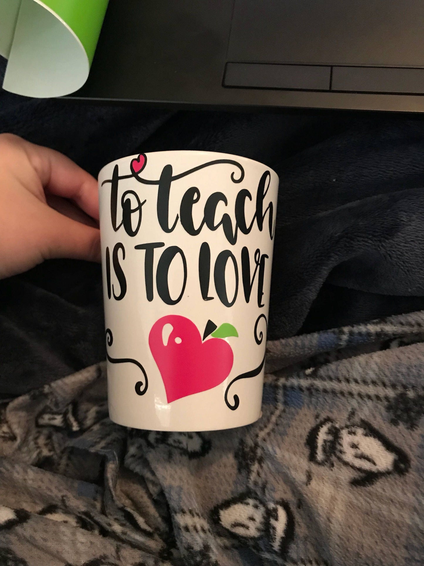 To teach is to love coffee mug