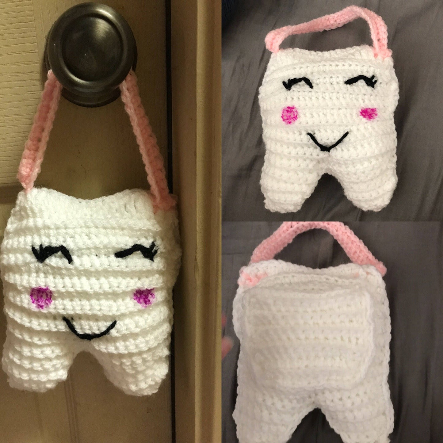Crocheted Tooth Fairy Pillow