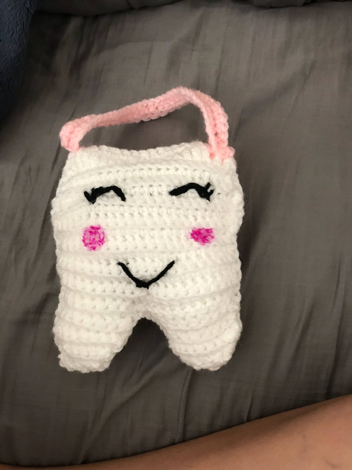 Crocheted Tooth Fairy Pillow