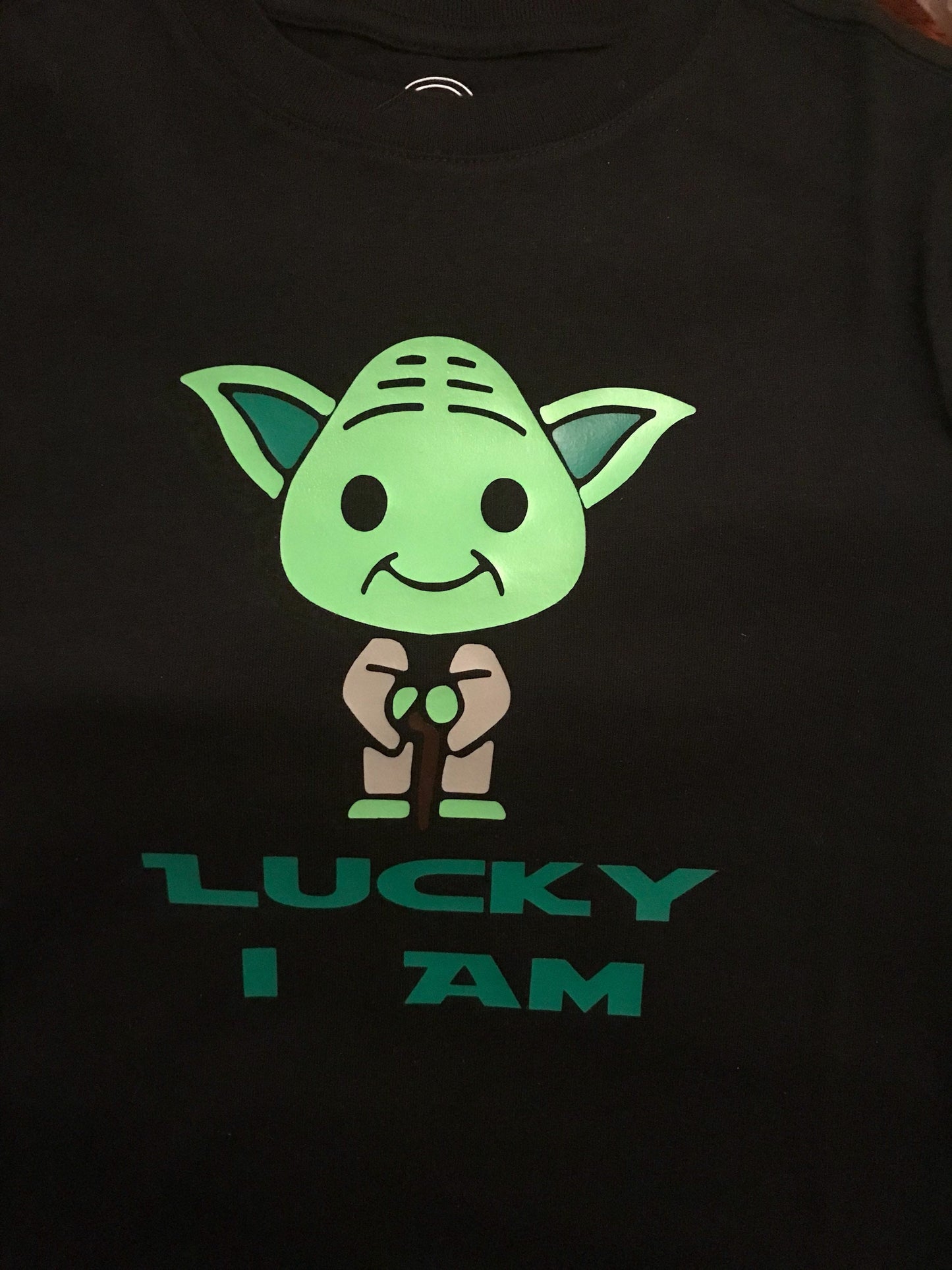 Yoda inspired lucky shirt
