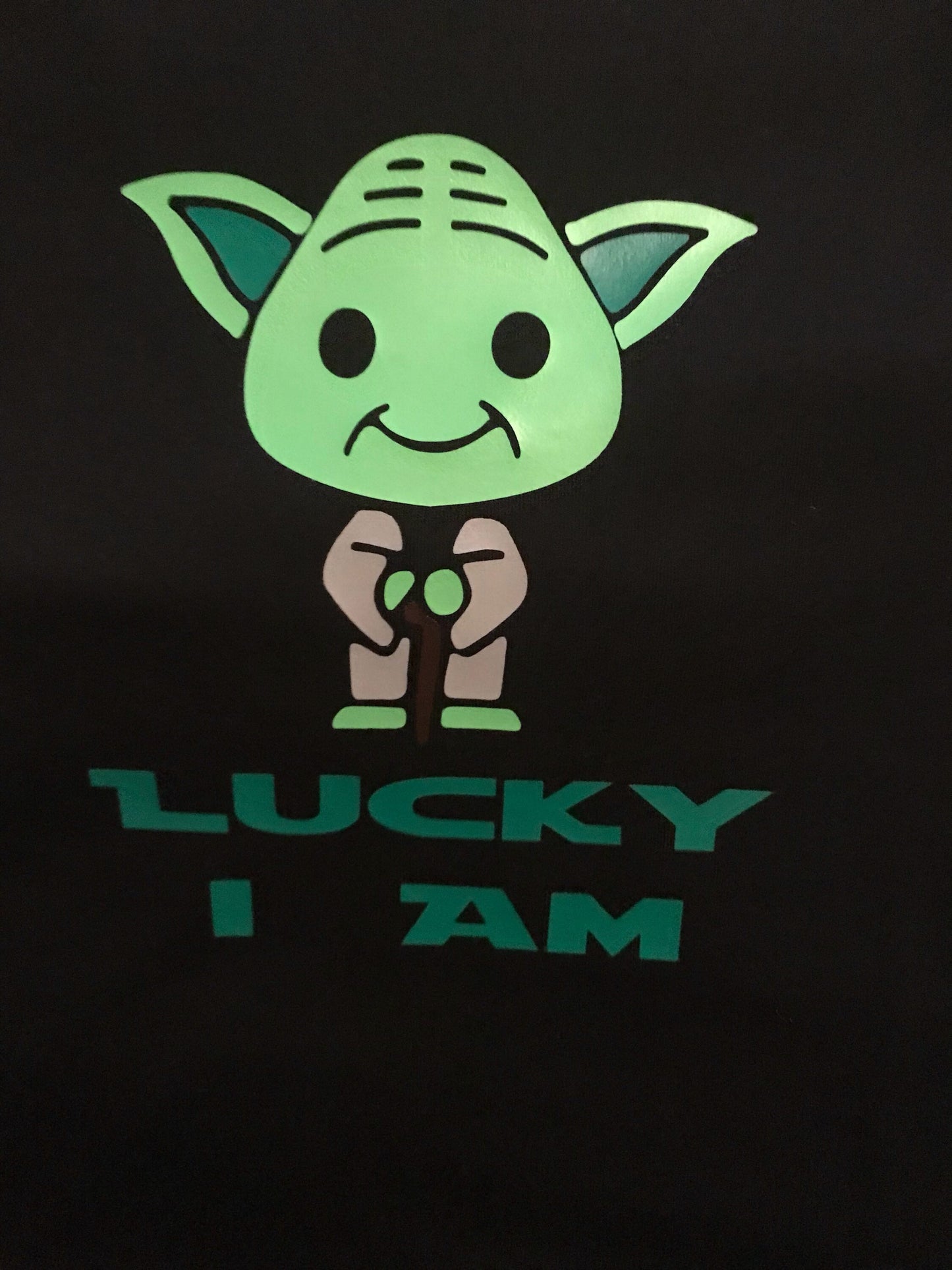 Yoda inspired lucky shirt