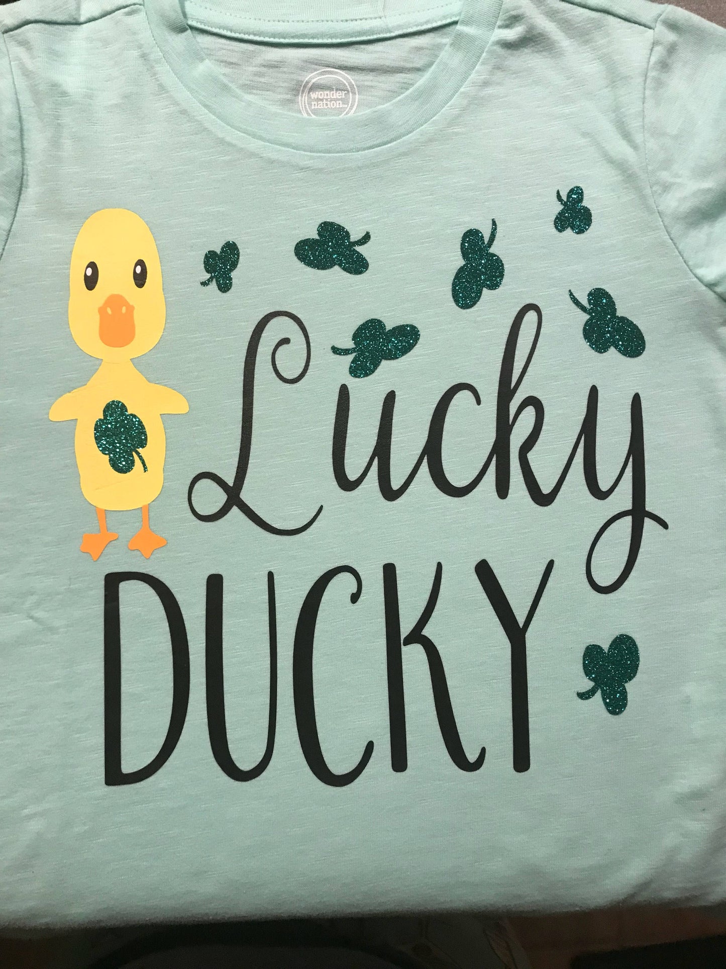 Lucky Ducky St. Patrick's Day Girls Shirt