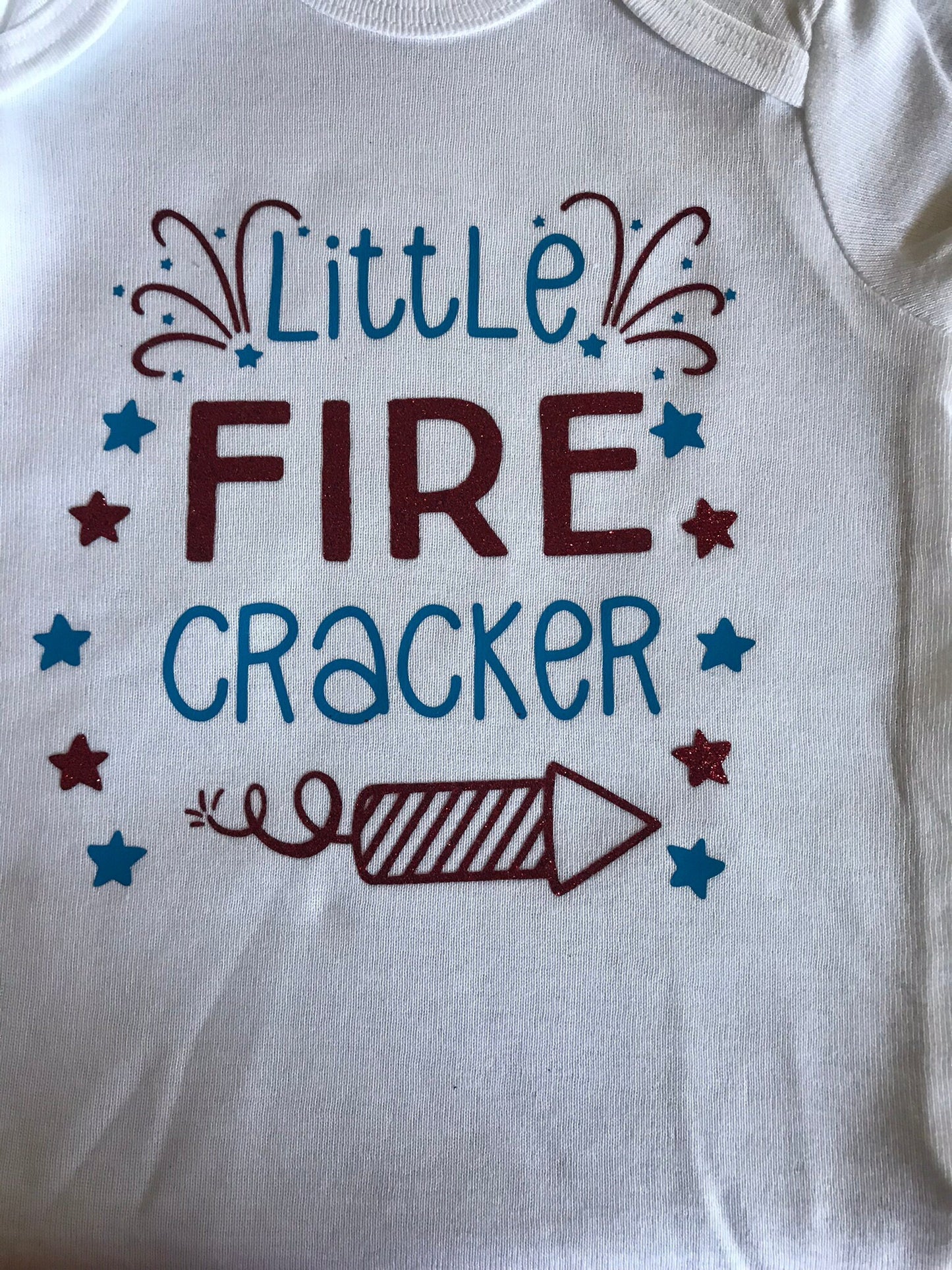 Little Fire Cracker Onesie