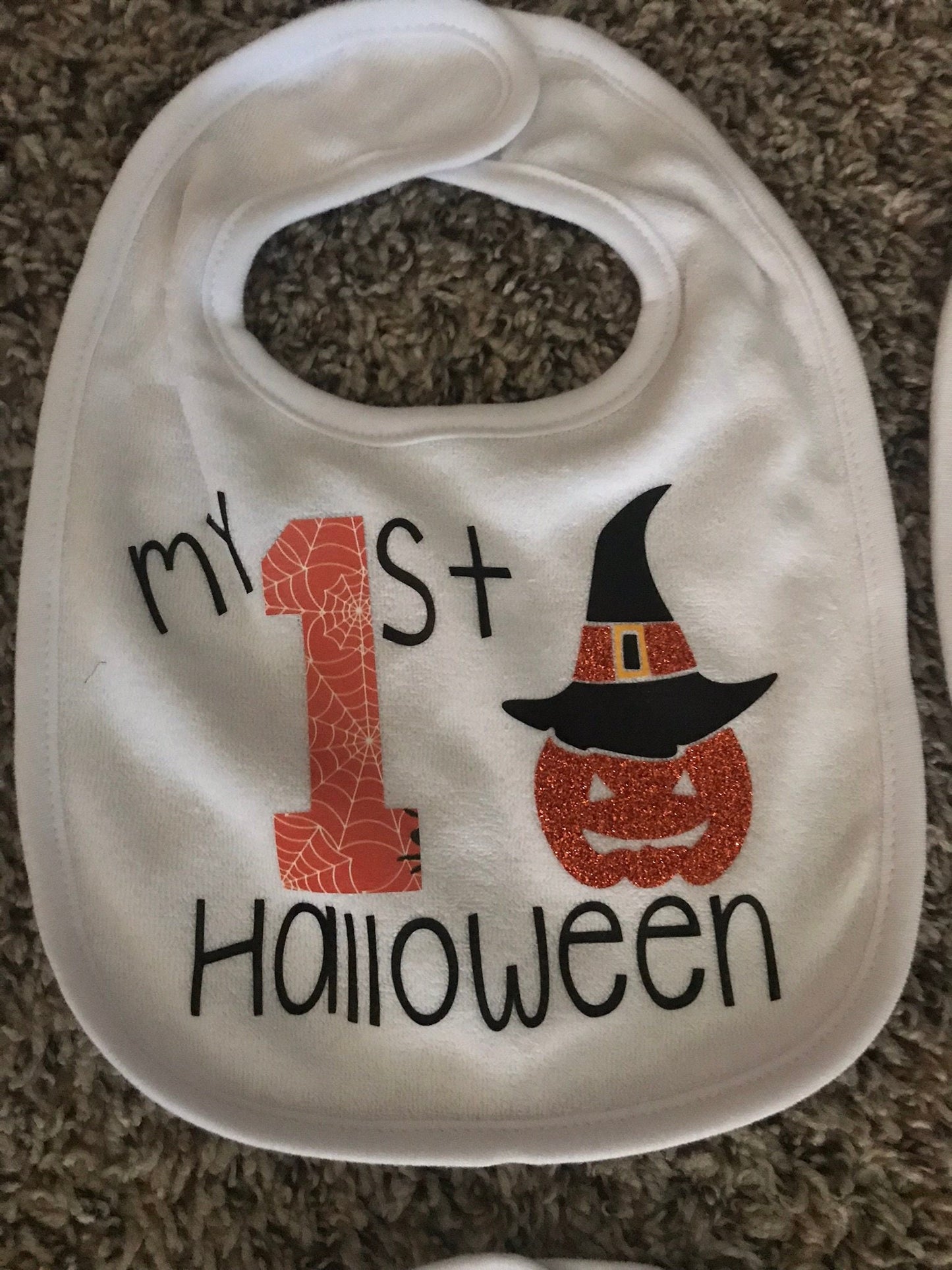 Baby's First Halloween Bib