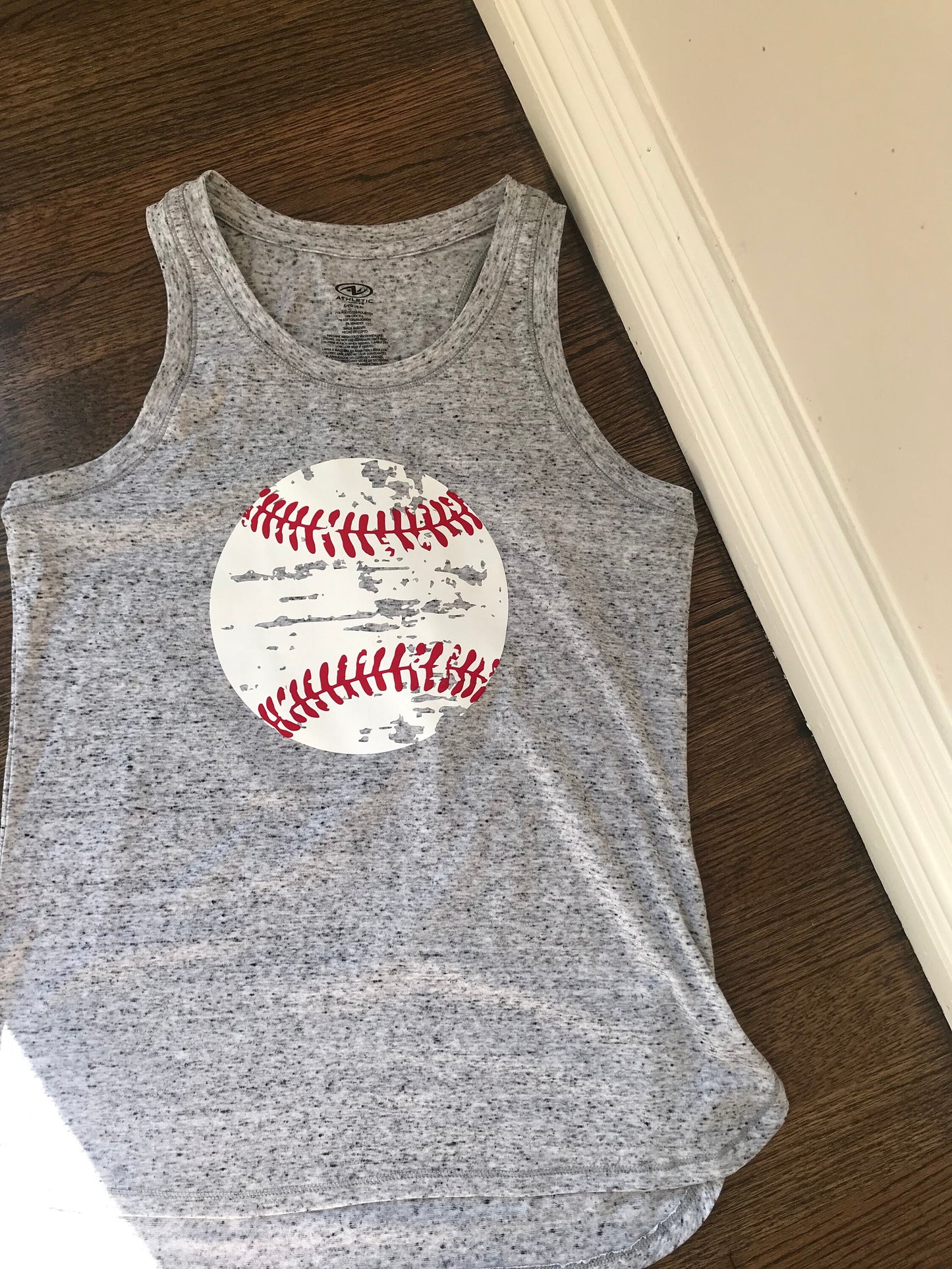 Distressed Baseball Shirt - Adult