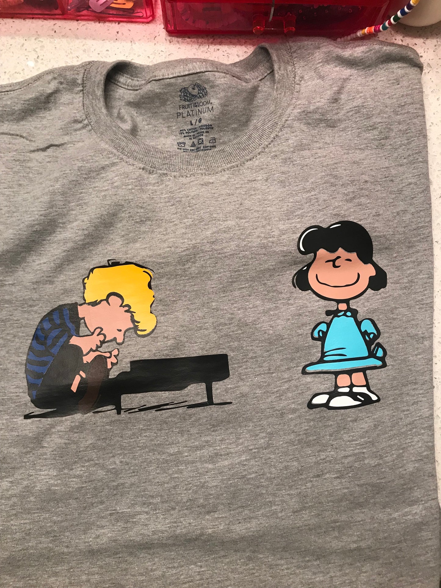 Charlie Brown: Lucy and Schroeder Shirt - Adult