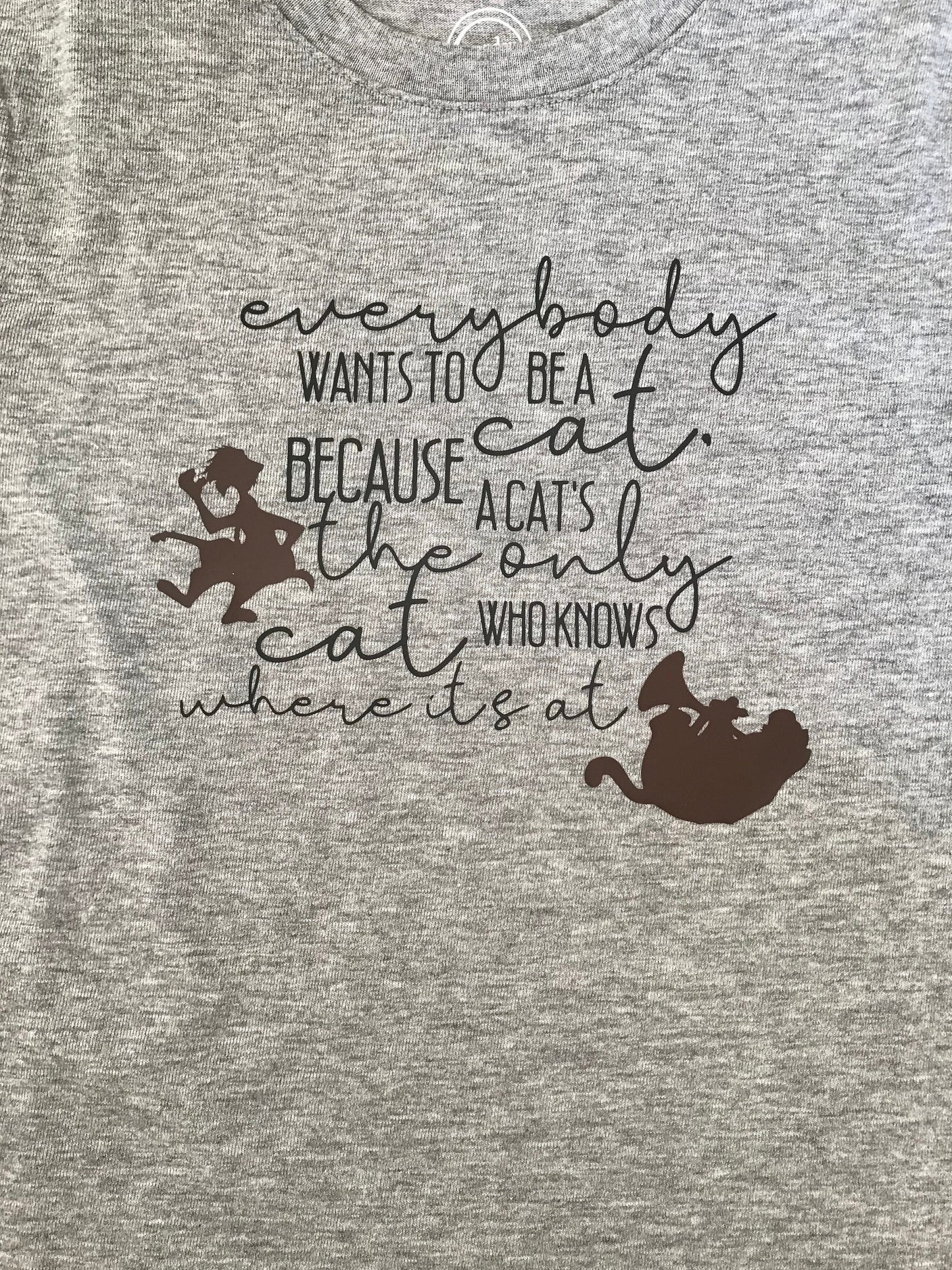 Everybody Wants To Be A Cat Tshirt - Child