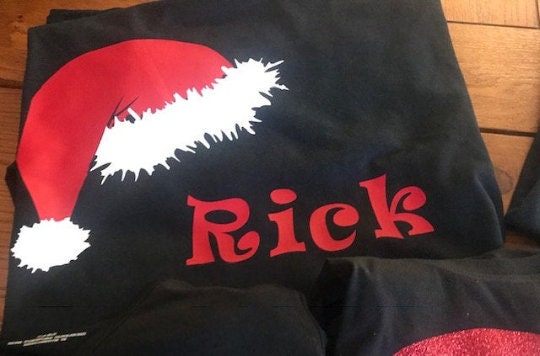 Personalized Santa Hat Family Shirts - Multiple Shirts