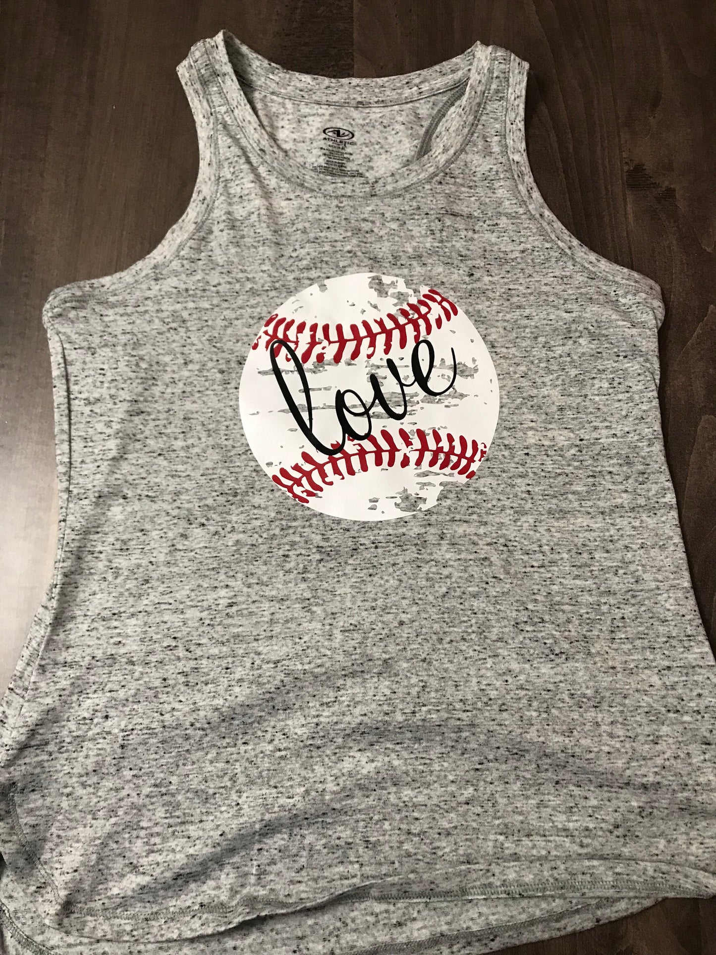 Love with Distressed Baseball - Child