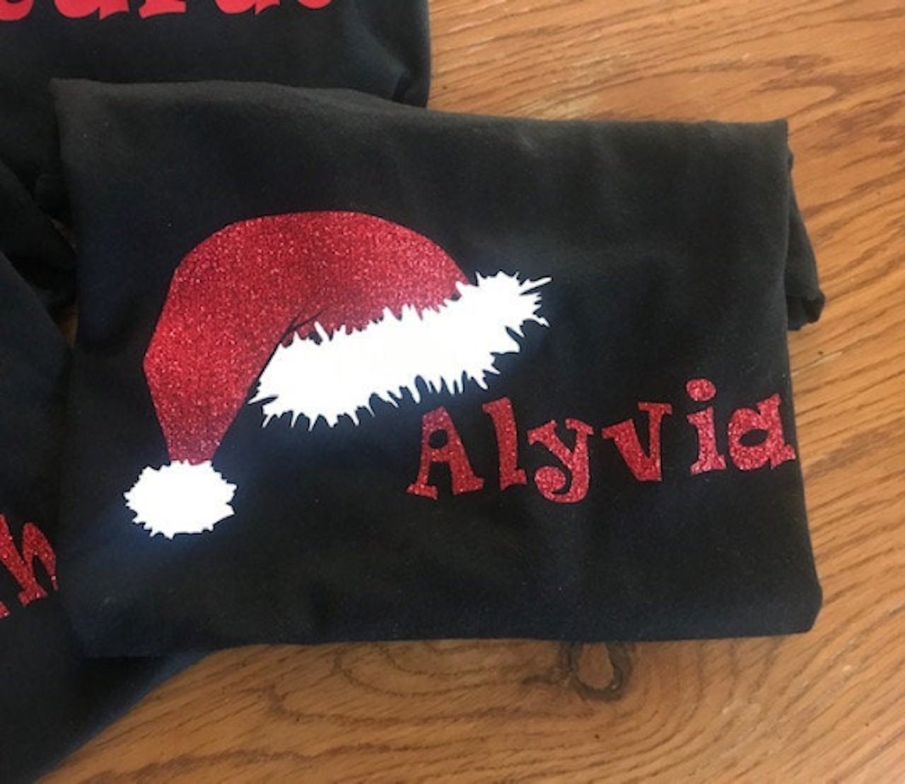 Personalized Santa Hat Family Shirts - Multiple Shirts