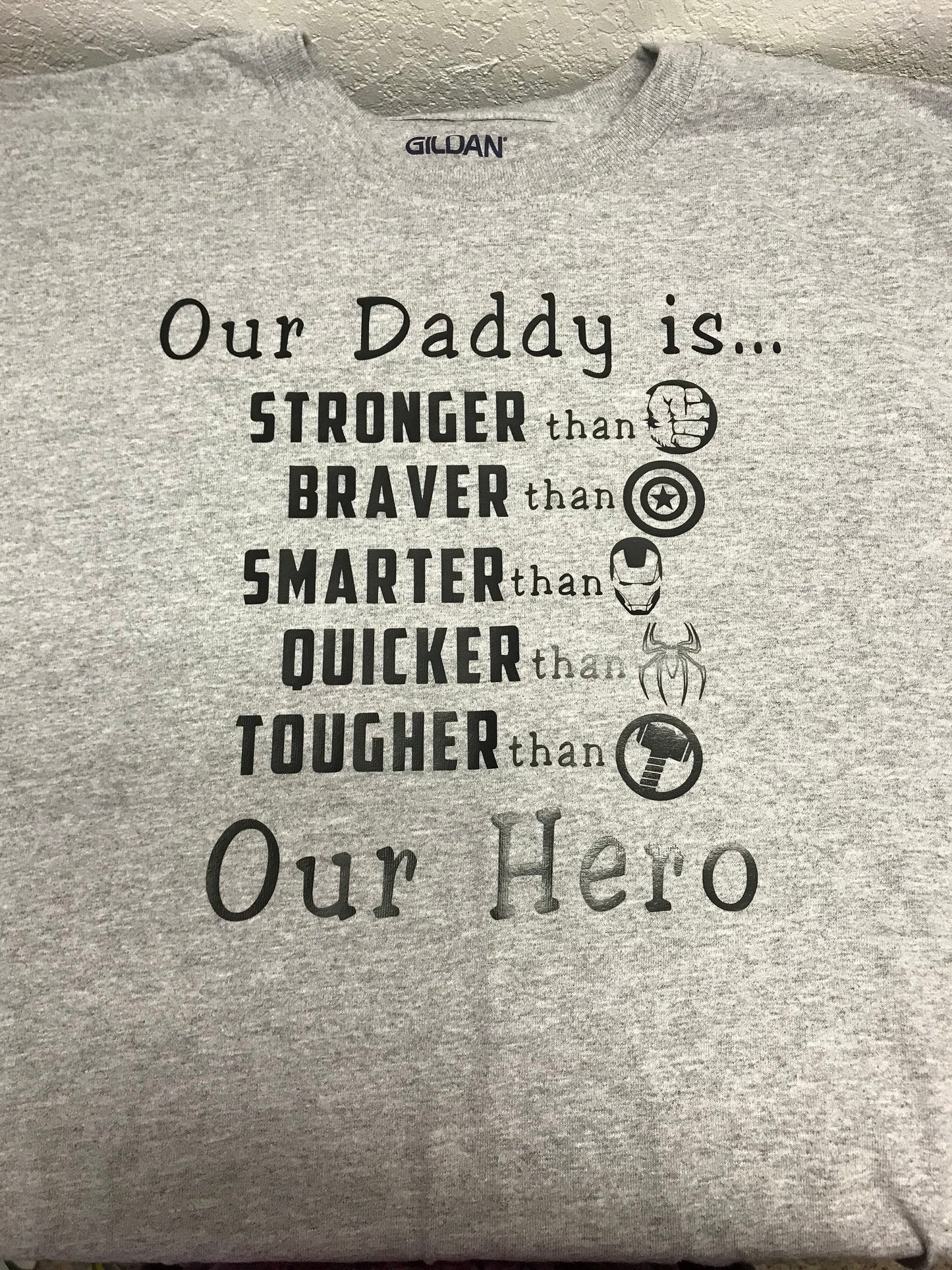 Super Hero Father's Day Shirt