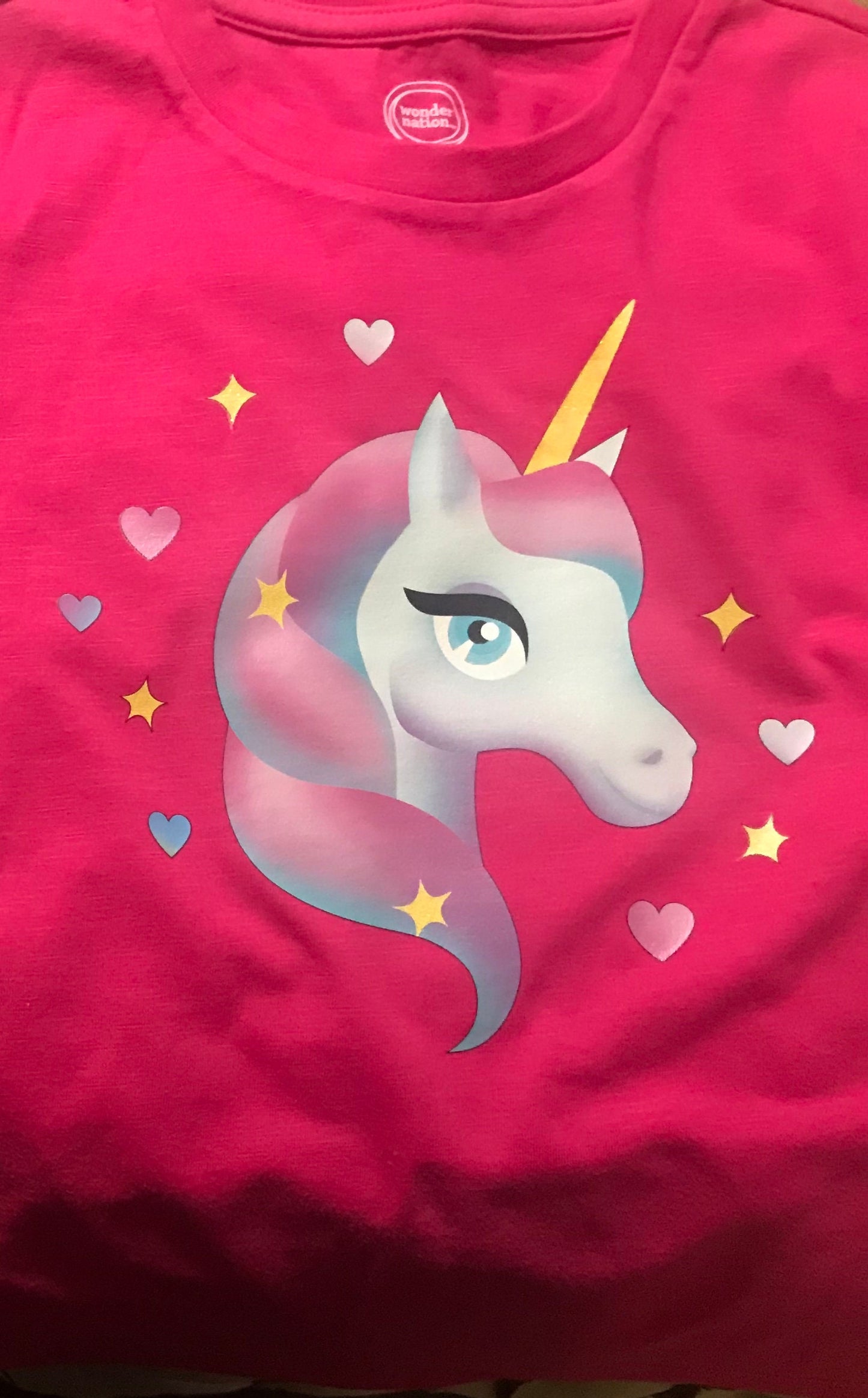 Unicorn Hearts and Stars Shirt