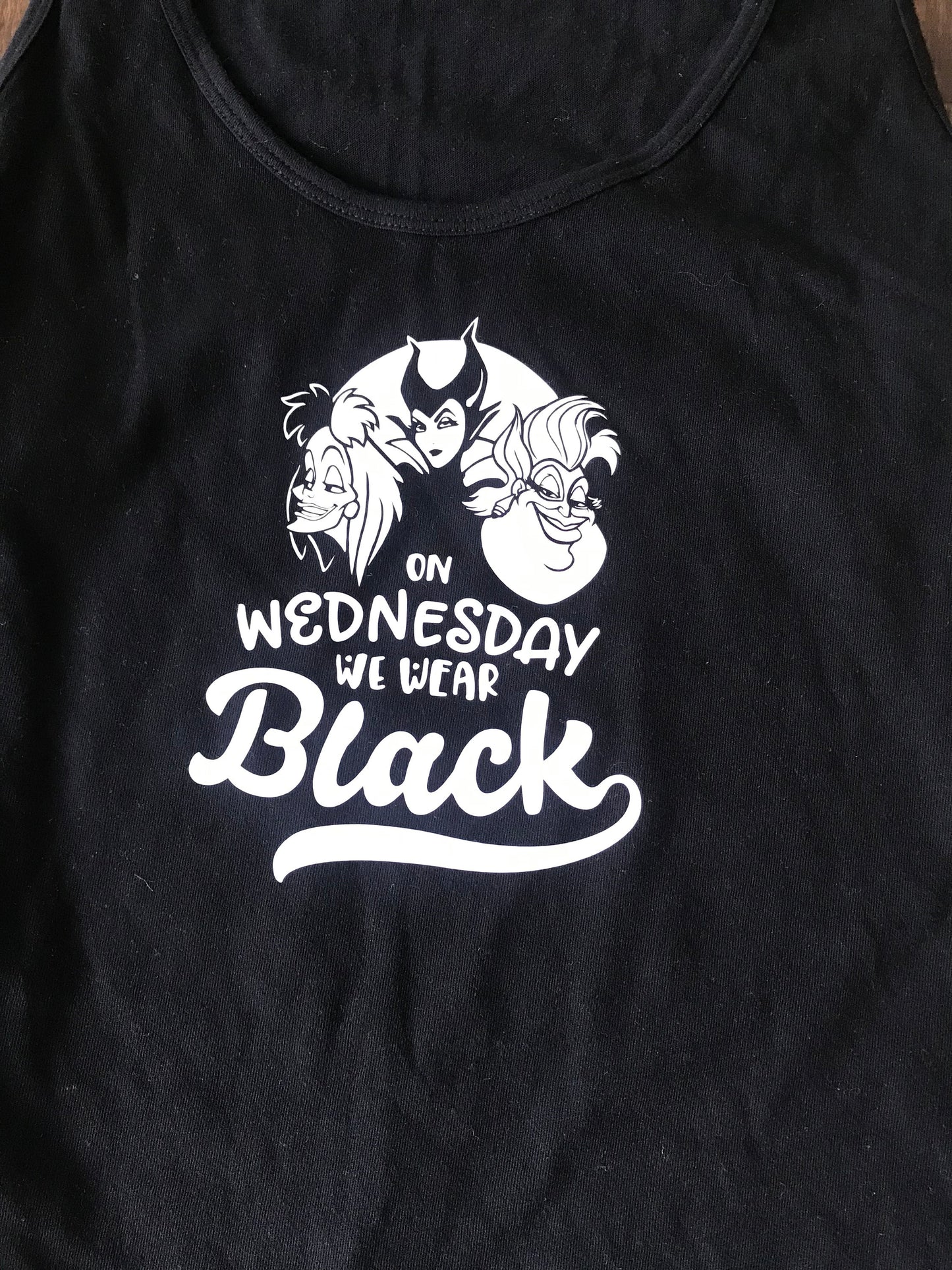 On Wednesday We Wear Black - Disney Villains Child Shirts