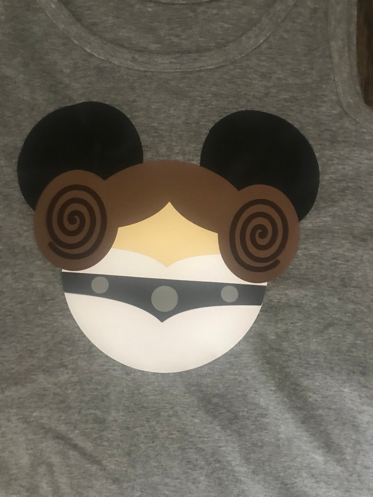 Princess Leia Mickey Ears Shirt - Adult