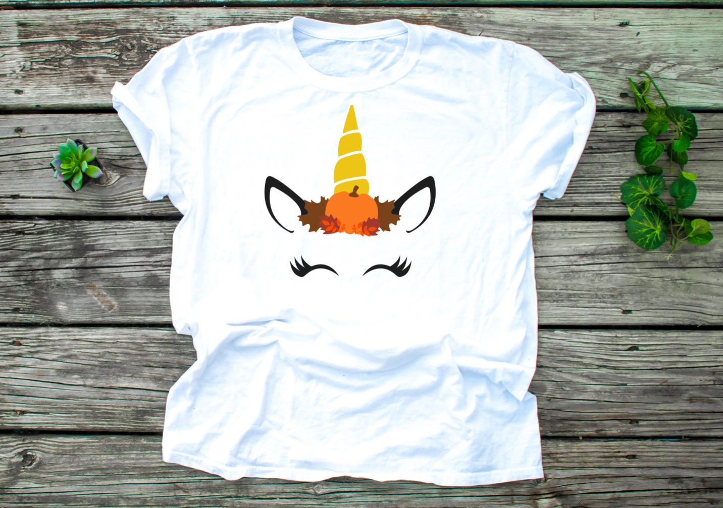 Fall Unicorn Shirt - Adult