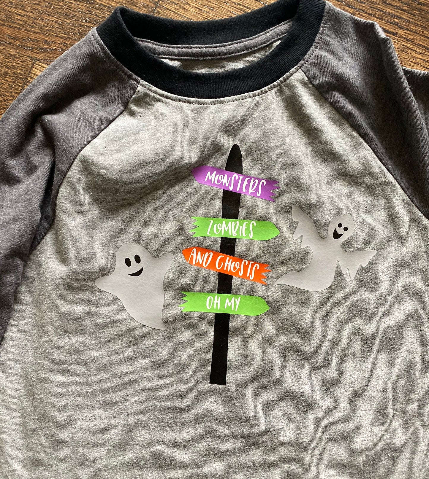 Monster Crossing Glow In The Dark Shirt - Child