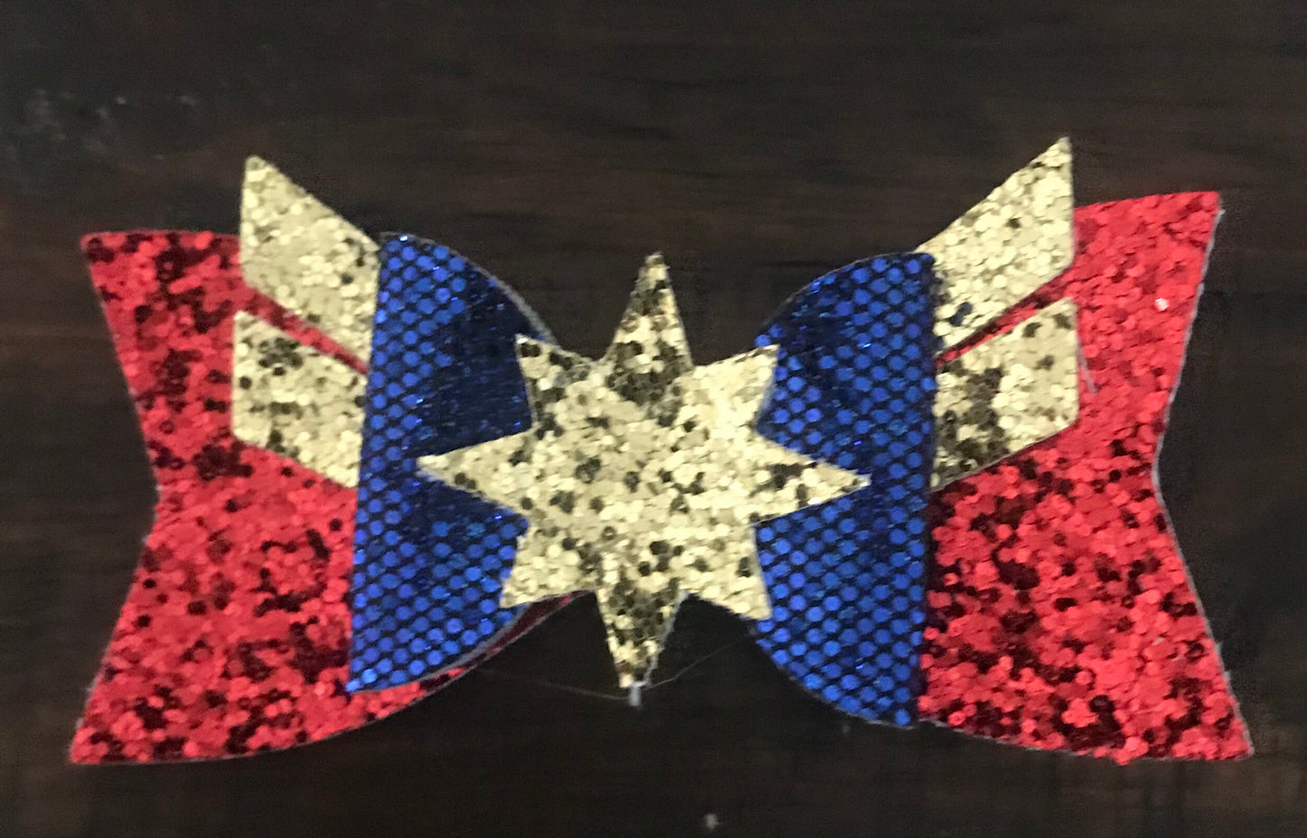 Captain Marvel Inspired Bow