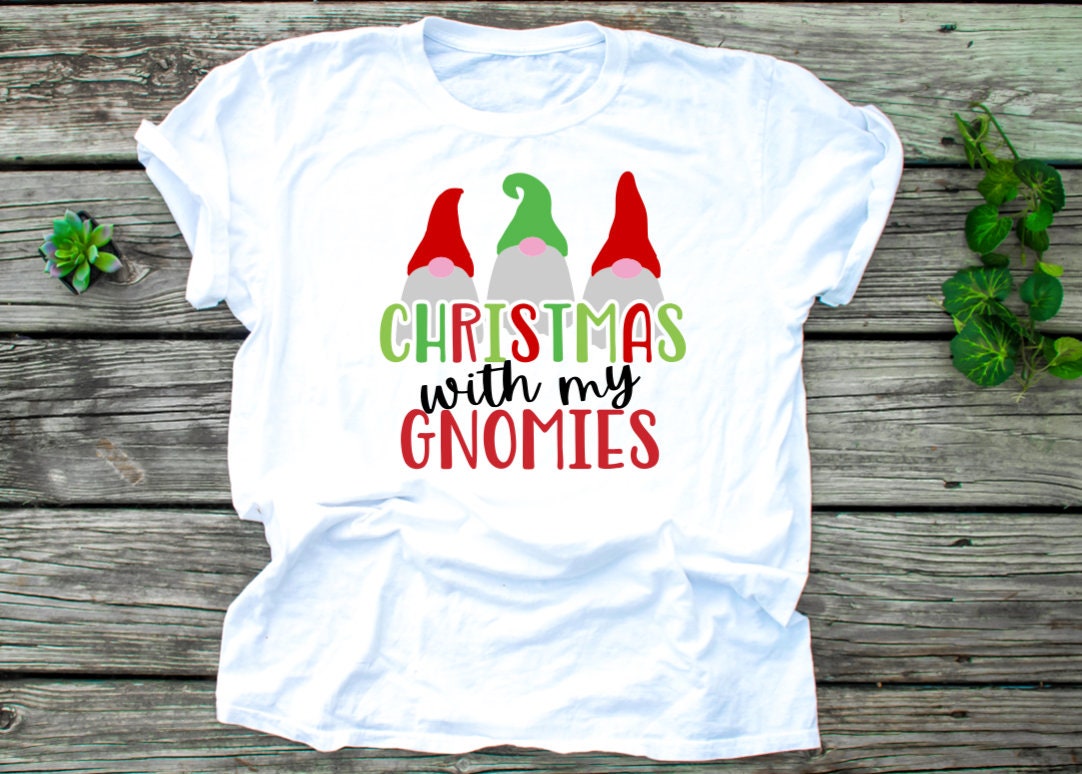 Christmas with my Gnomies Shirt - Adult