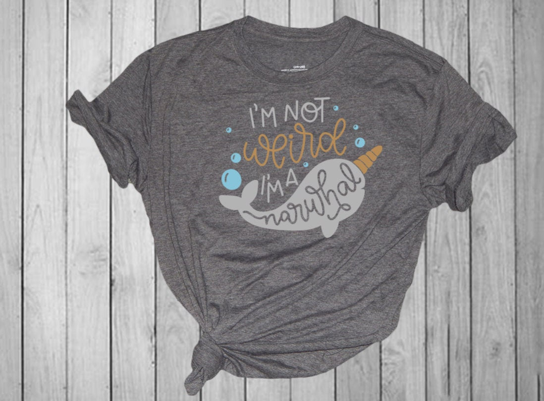I'm Not Weird, I'm a Narwhal Shirt - Child