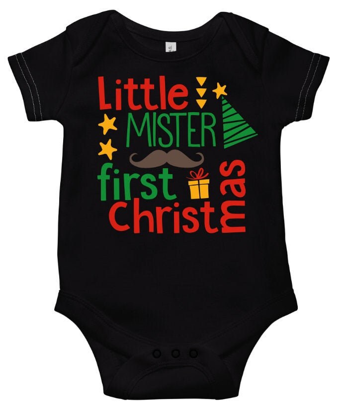 Little Mister First Christmas Shirt