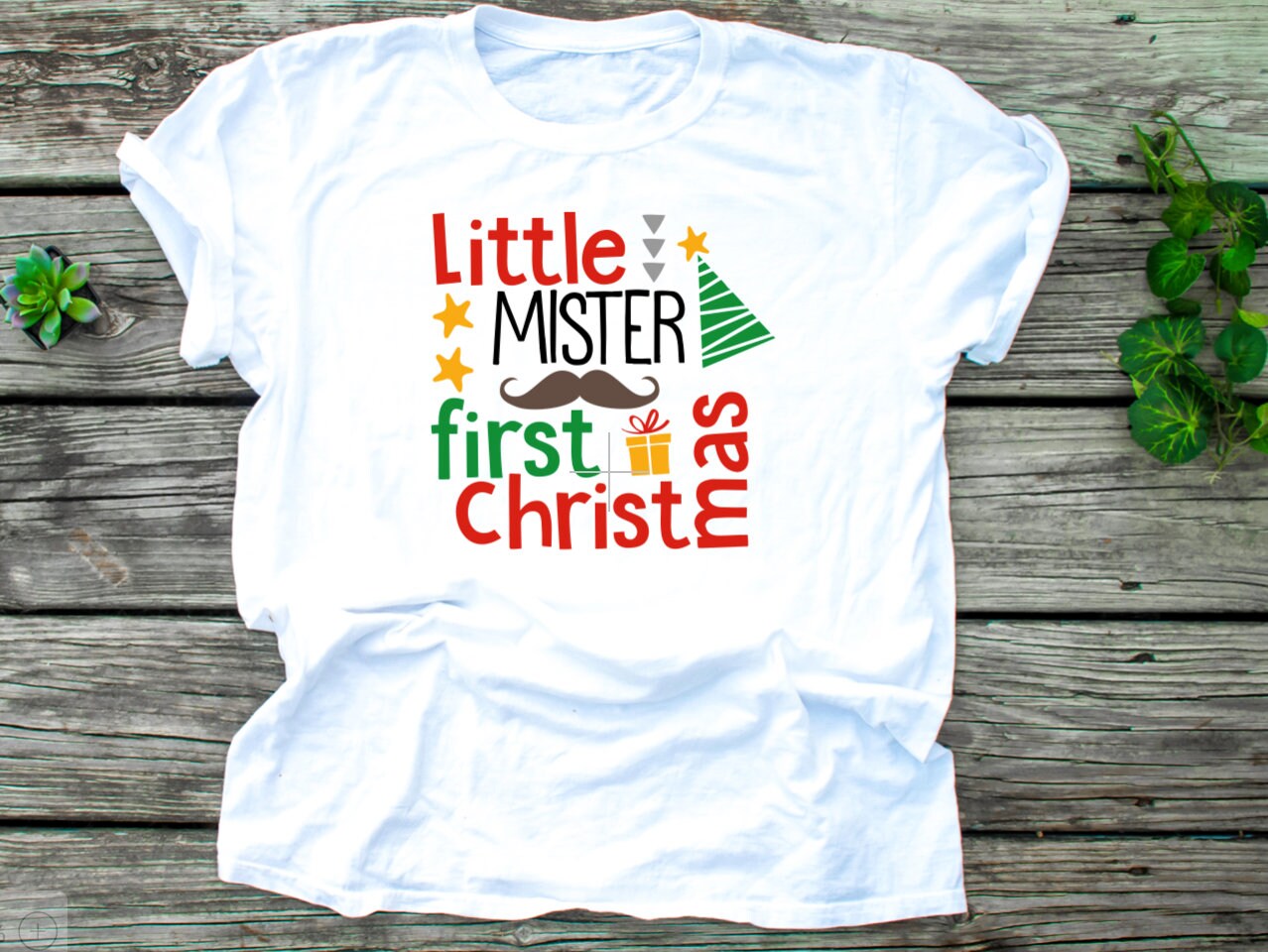 Little Mister First Christmas Shirt