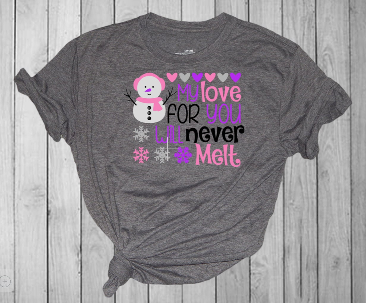 My Love For You Will Never Melt Shirt - Adult