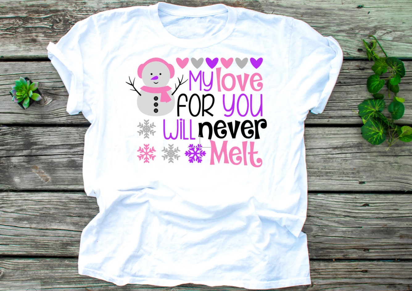 My Love For You Will Never Melt Shirt - Child