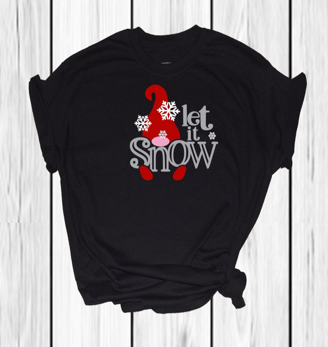 Let it Snow Gnome Shirt - Adult