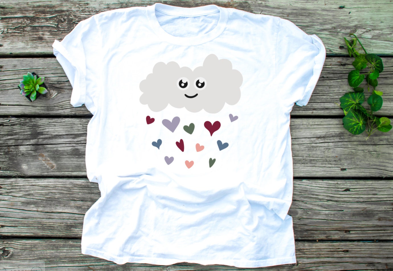 Cloudy with a Chance of Hearts - Adult Shirts