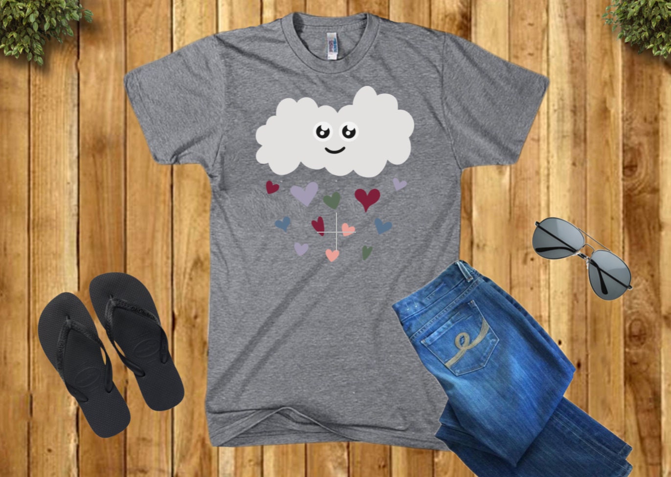 Cloudy with a Chance of Hearts - Adult Shirts