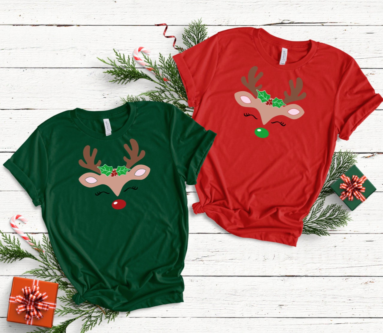 Reindeer with Mistletoe Shirt - Child