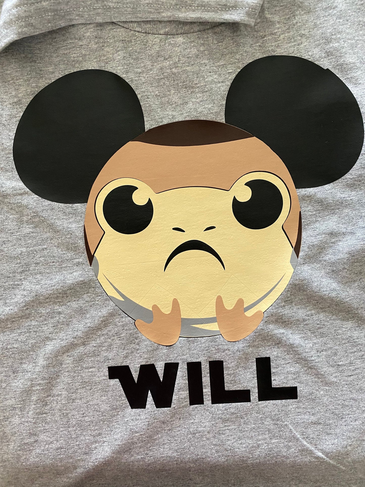 Porg Mickey Ears Shirt - Adult