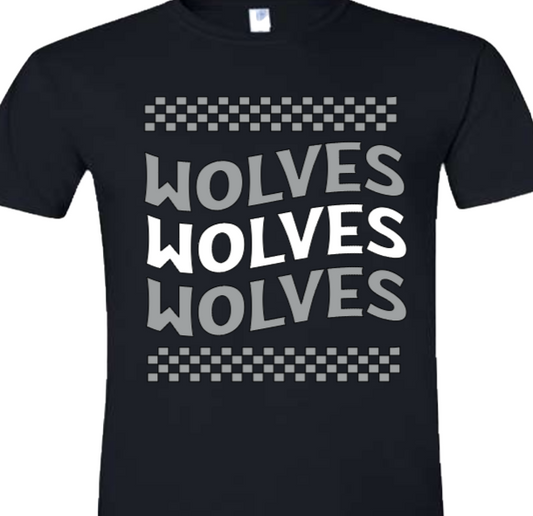 Groovy Wolves - CTMS Spirit Wear- Dri-Power Performance T-shirt - Adult Unisex