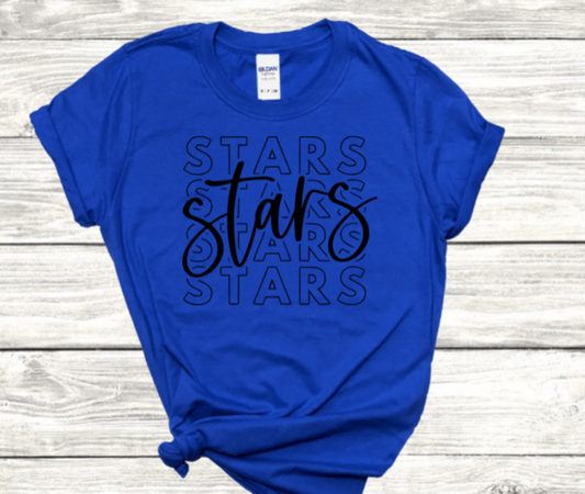 Stars Stacked - Adult Cotton Unisex T-Shirt