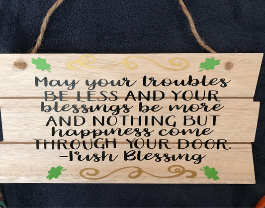 Irish Blessing Sign