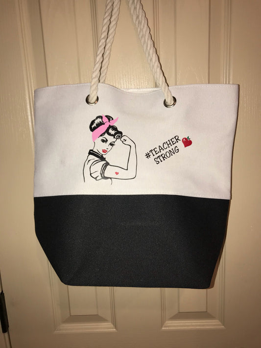 Teacher Strong Tote