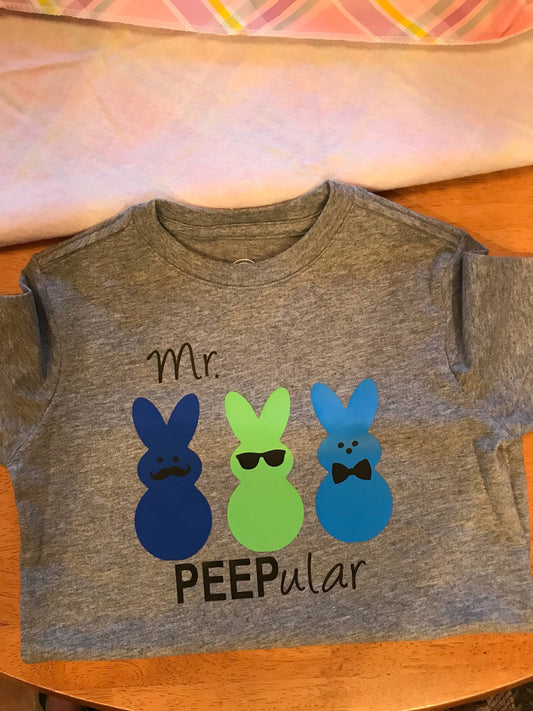 Mr Peepular Boy Easter Shirt