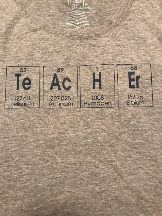 Teacher Periodic Table Shirt