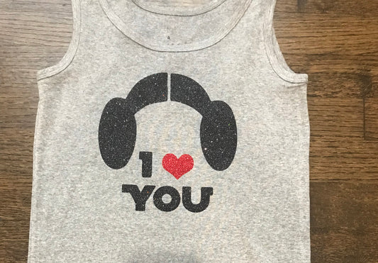 Princess Leia I Love You - Adult