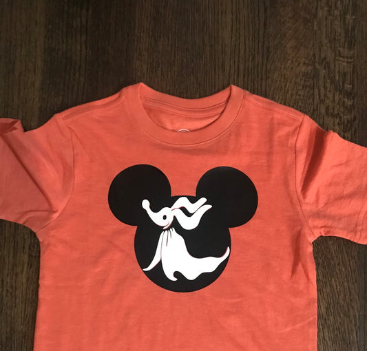Nightmare Before Christmas Zero Mickey Ears Shirt - Adult