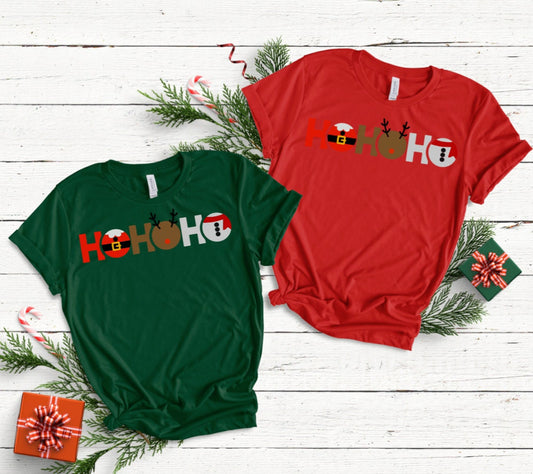 Ho Ho Ho Christmas Shirt - Adult
