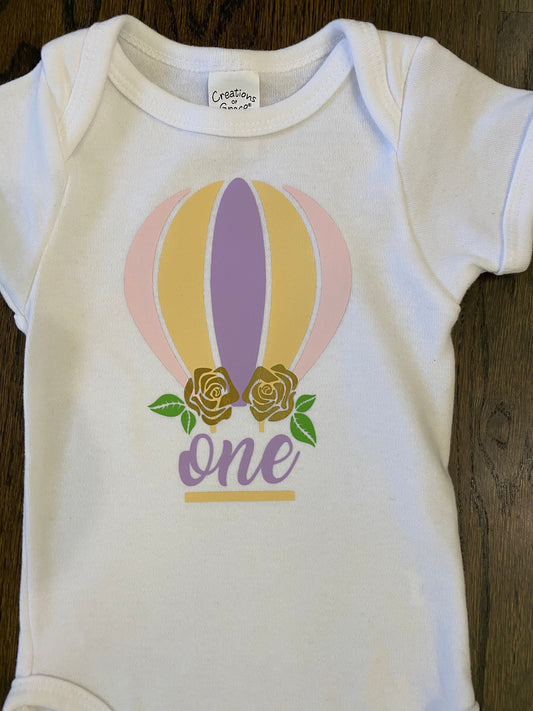 First Birthday Balloon Onesie/Shirt